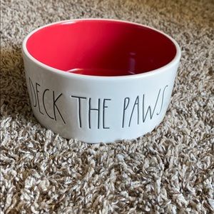 DECK THE PAWS Rae Dunn Dog Bowl
